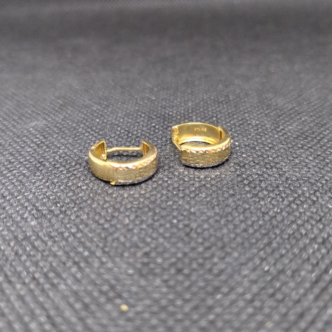 ARRACADAS PAR ORO 14 K 1,10 GRMS (SEMINUEVO)