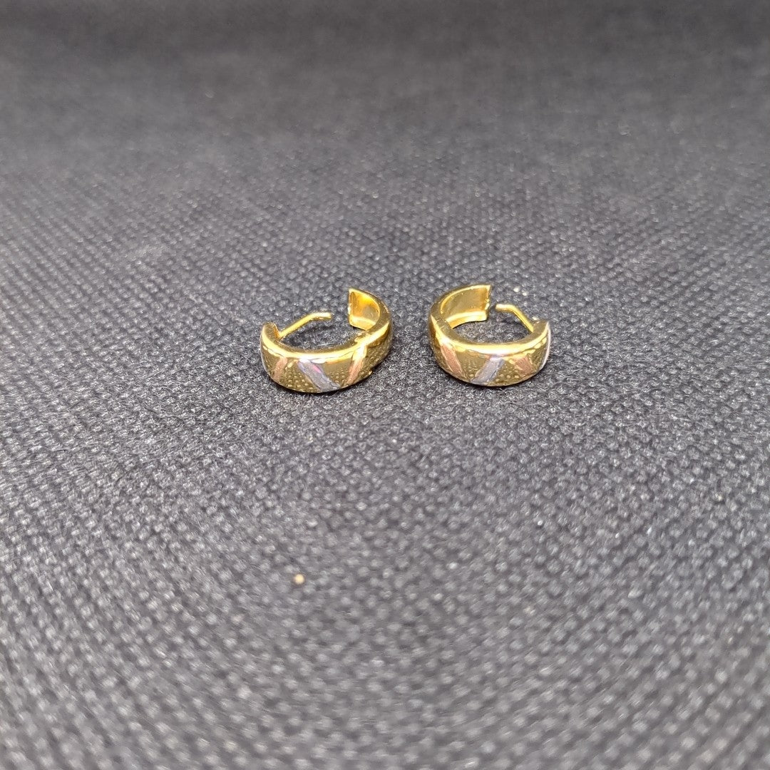 ARRACADAS PAR ORO 14 K 1,10 GRMS (SEMINUEVO)