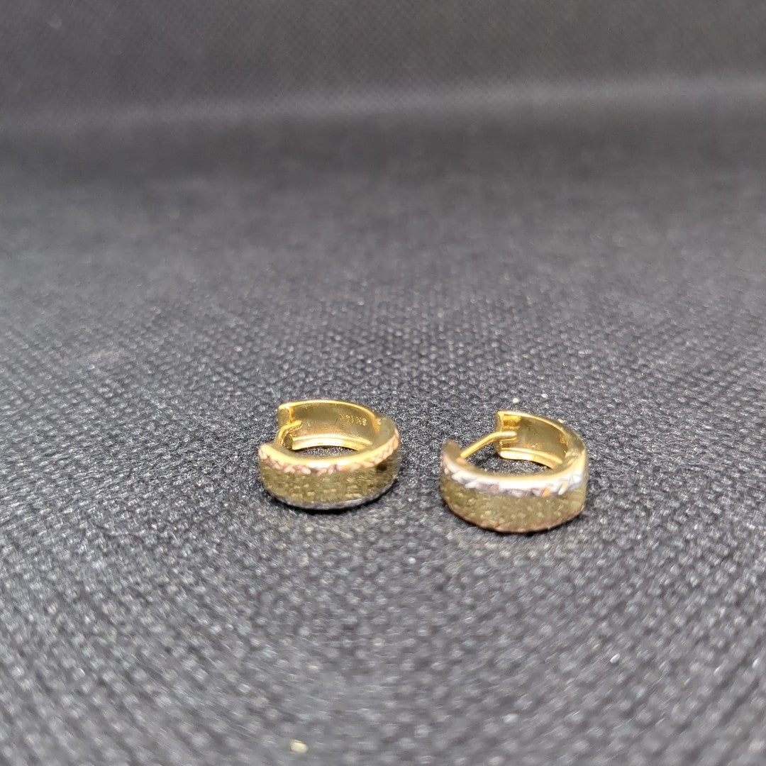 ARRACADAS PAR ORO 14 K 1,10 GRMS (SEMINUEVO)