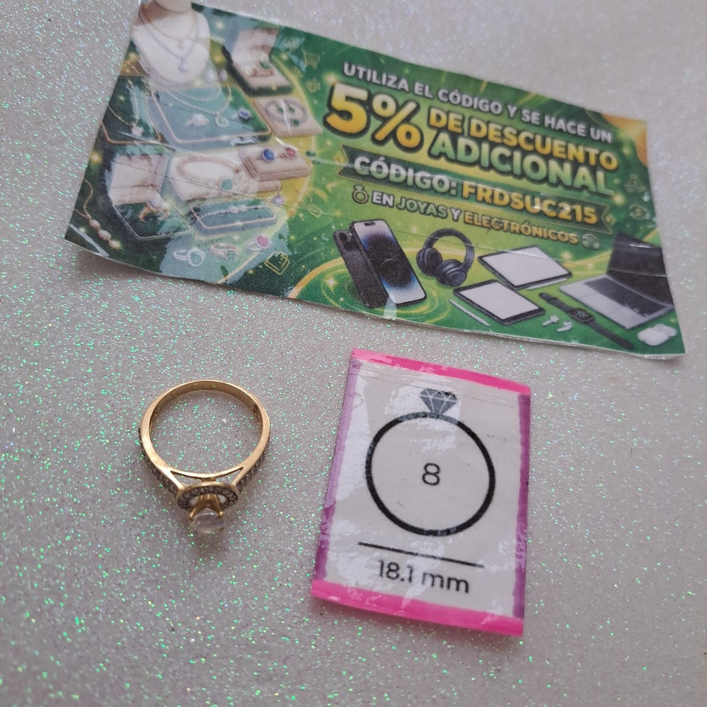 ANILLITO ORO 8 K 2.9 GRMS (SEMINUEVO)