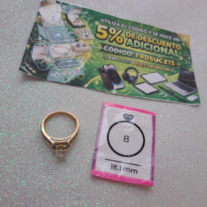 ANILLITO ORO 8 K 2.9 GRMS (SEMINUEVO)