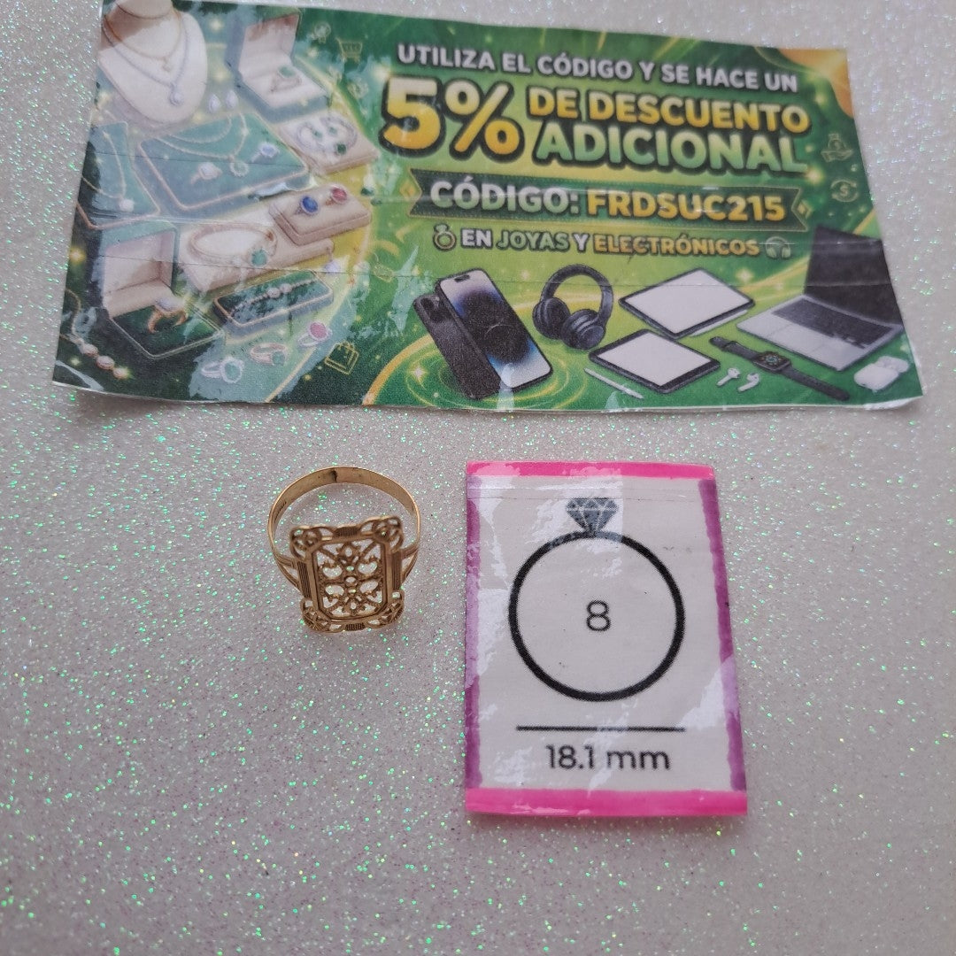 ANILLITO ORO 8 K 1.9 GRMS (SEMINUEVO)