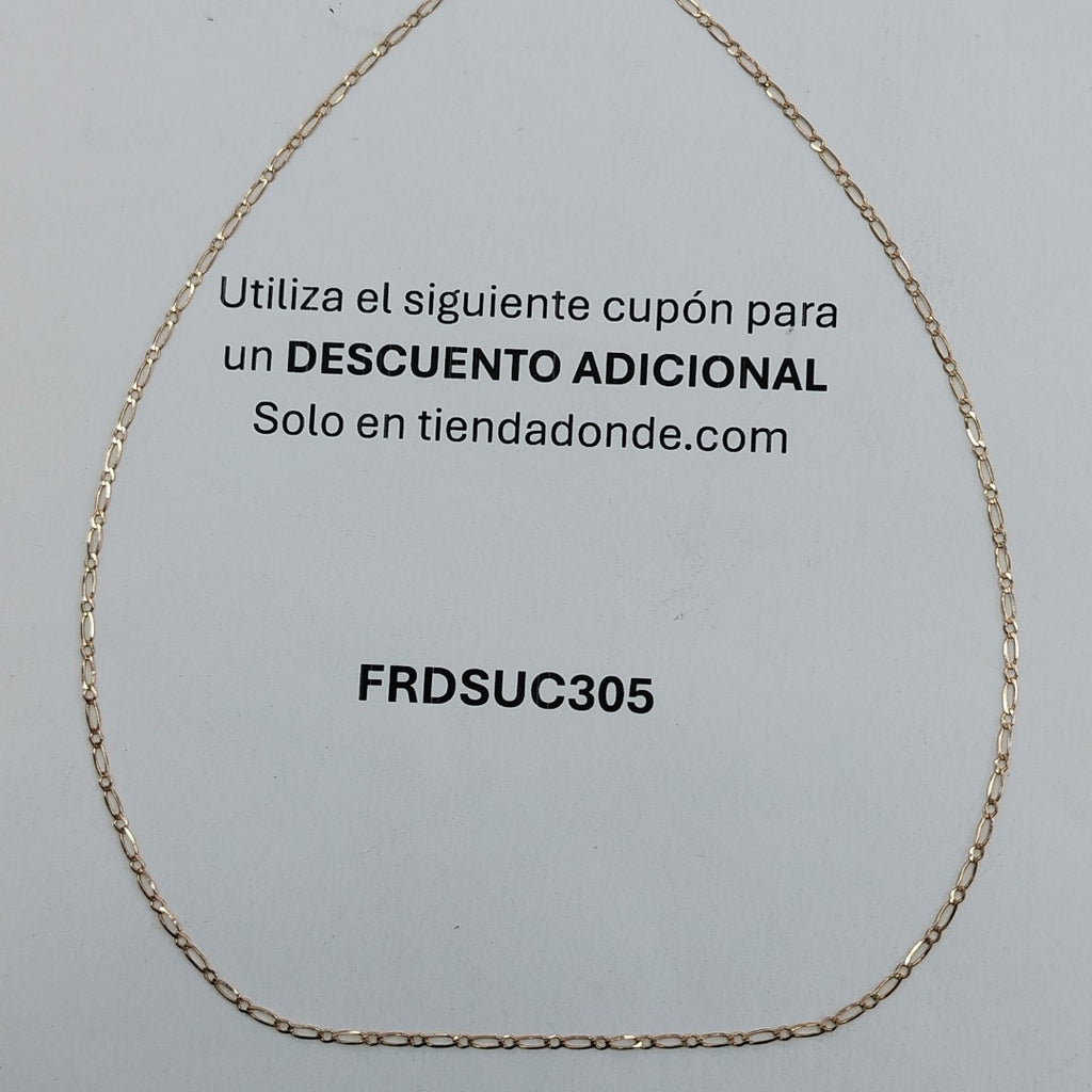 CADENA ORO 14 K 1.4 GRMS (SEMINUEVO)
