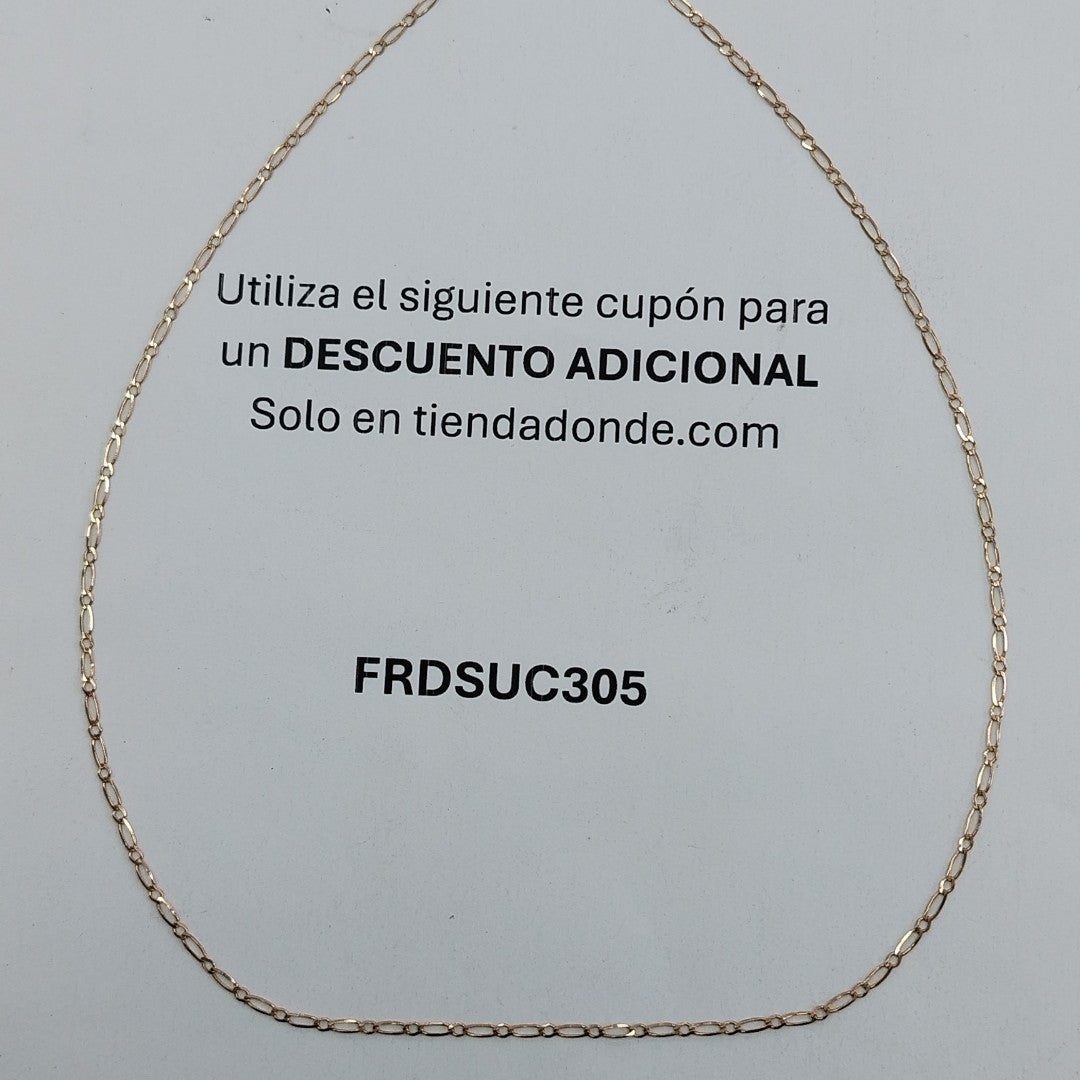 CADENA ORO 14 K 1.4 GRMS (SEMINUEVO)
