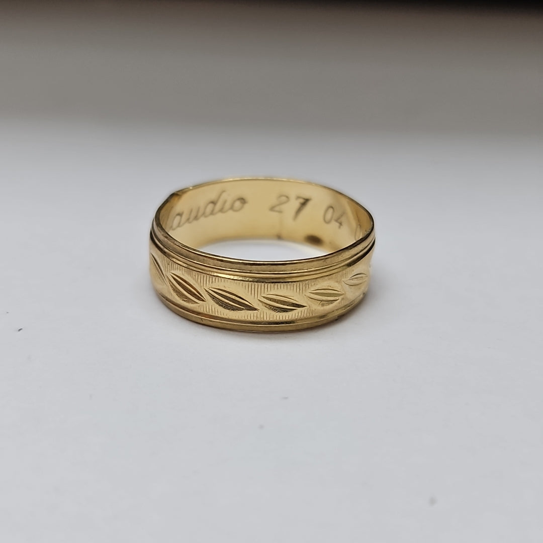 ARGOLLA ORO 14 K 1.6 GRMS (SEMINUEVO)