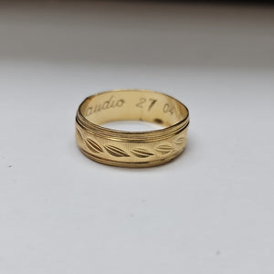 ARGOLLA ORO 14 K 1.6 GRMS (SEMINUEVO)