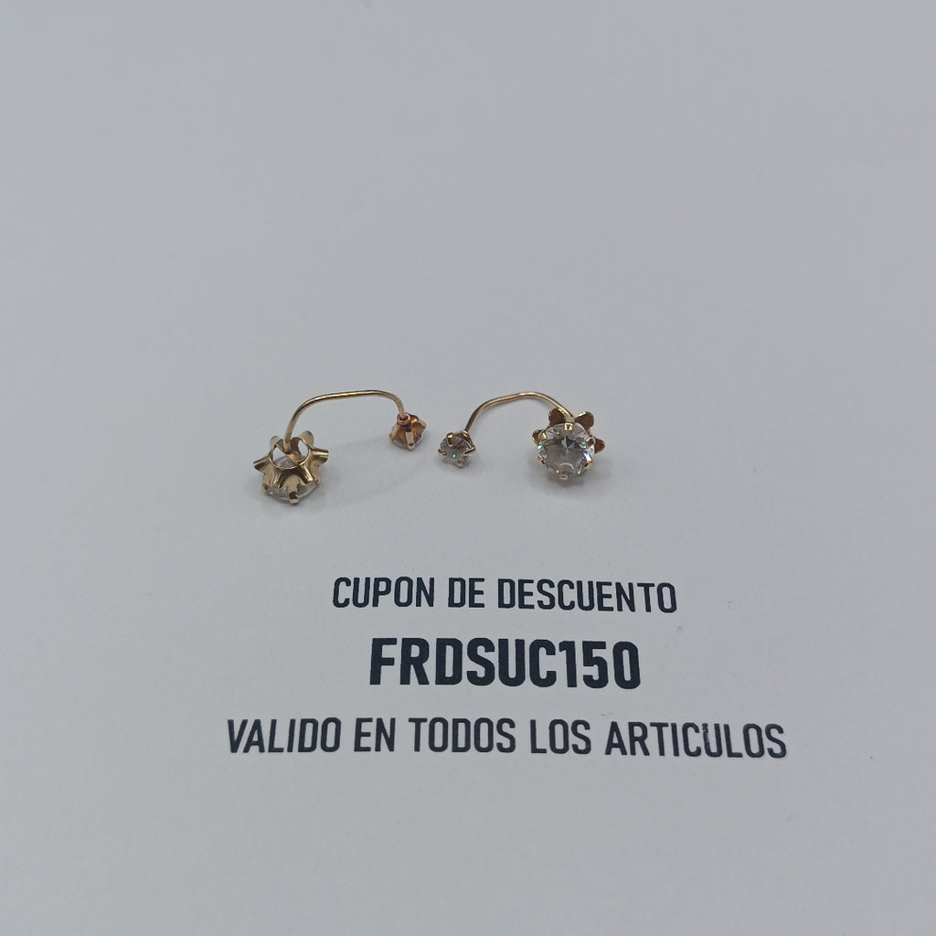 BROQUELES PAR ORO 10 K 0,90 GRMS (SEMINUEVO)