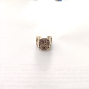 ANILLO DE GRADUACIÓN ORO 10 K 9,60 GRMS (SEMINUEVO)