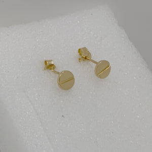 BROQUELES PAR ORO 14 K 1 GRMS (SEMINUEVO)