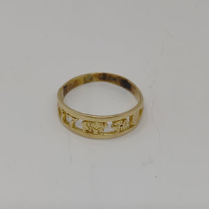 ANILLITO ORO 14 K 2 GRMS (SEMINUEVO)