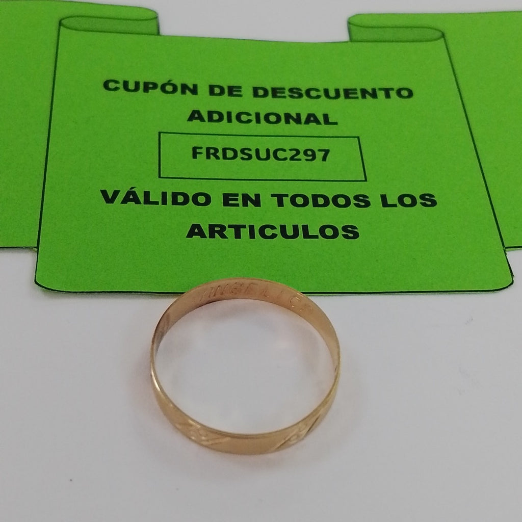 ARGOLLA ORO 10 K 1.3 GRMS (SEMINUEVO)