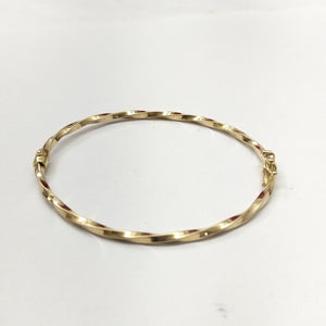 PULSERA RIGIDA ORO 14 K 2,80 GRMS (SEMINUEVO)