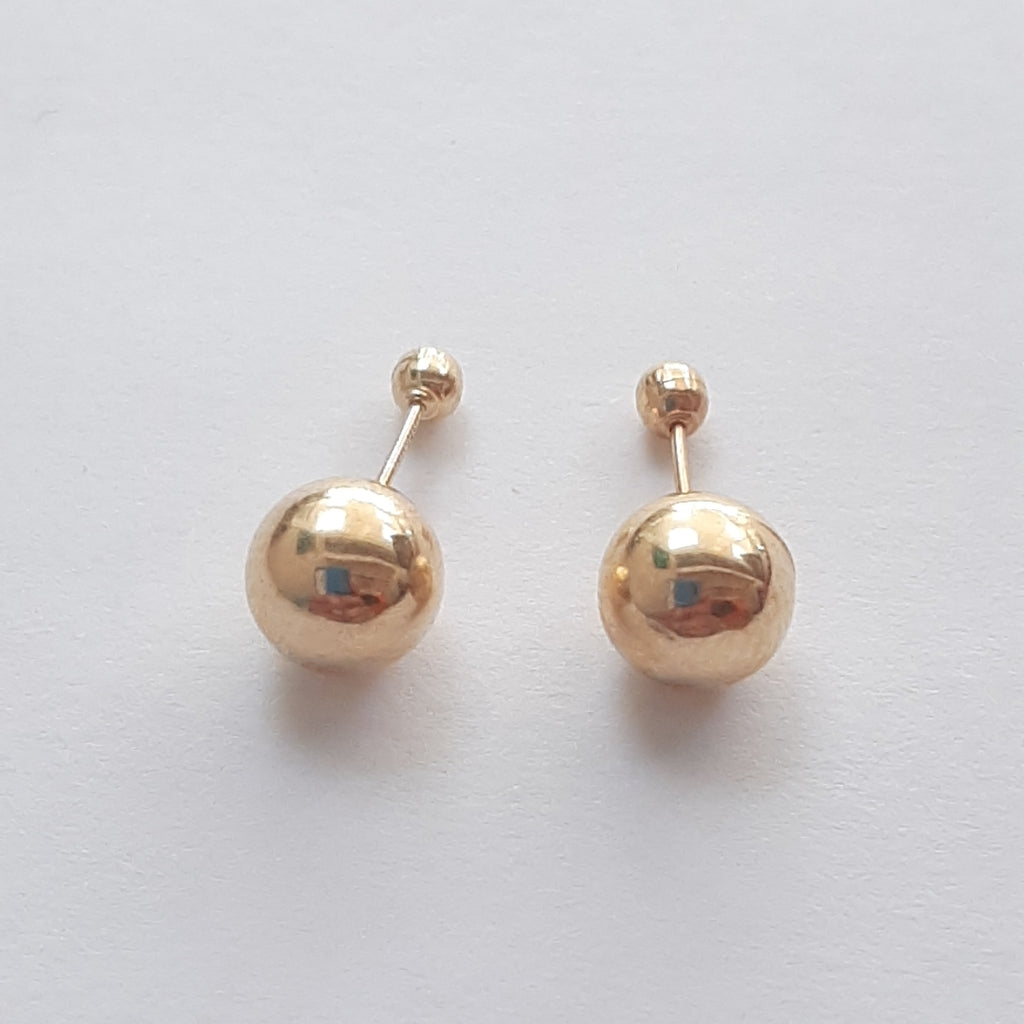 BROQUELES PAR ORO 14 K 0.4 GRMS (SEMINUEVO)