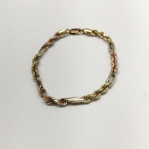 PULSERA ORO,ORO COMBINADO 10 K 5,60 GRMS (SEMINUEVO)