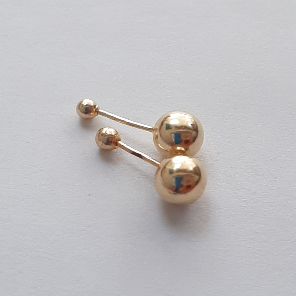 BROQUELES PAR ORO 14 K 0.3 GRMS (SEMINUEVO)