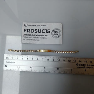ESCLAVA ORO, ORO COMBINADO 10 K 2.4 GRMS (SEMINUEVO)