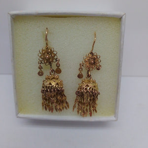 ARETES PAR ORO 8 K 5,20 GRMS (SEMINUEVO)