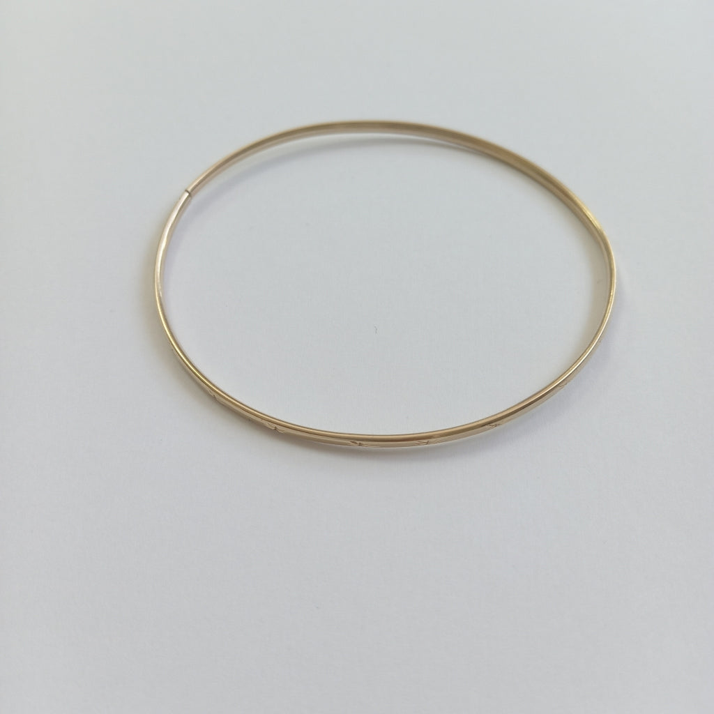 PULSERA RIGIDA ORO 10 K 3,10 GRMS (SEMINUEVO)