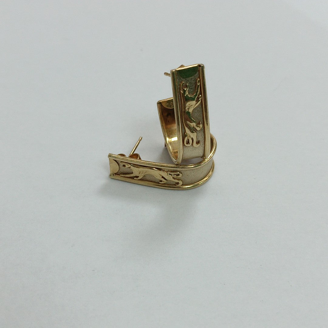 ARETES PAR ORO 14 K 4,30 GRMS (SEMINUEVO)