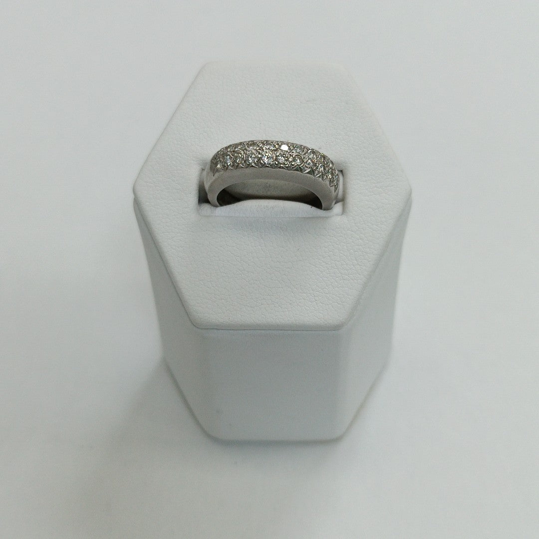 ANILLO ORO BLANCO 14 K 5,40 GRMS (SEMINUEVO)