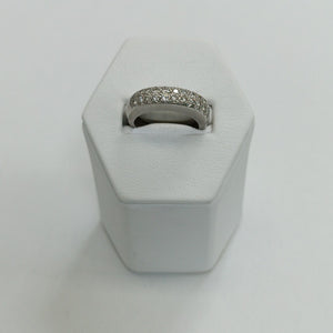 ANILLO ORO BLANCO 14 K 5,40 GRMS (SEMINUEVO)