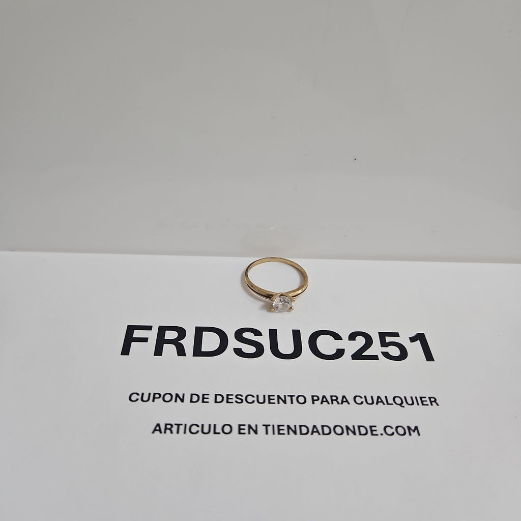 SOLITARIO ORO 10 K 1.9 GRMS (SEMINUEVO)