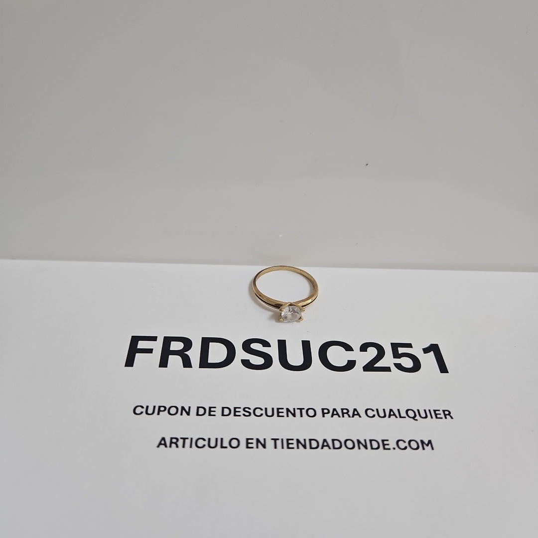 SOLITARIO ORO 10 K 1.9 GRMS (SEMINUEVO)