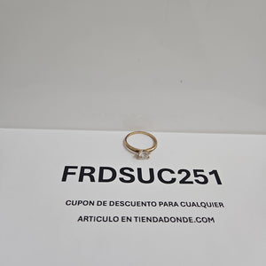 SOLITARIO ORO 10 K 1.9 GRMS (SEMINUEVO)