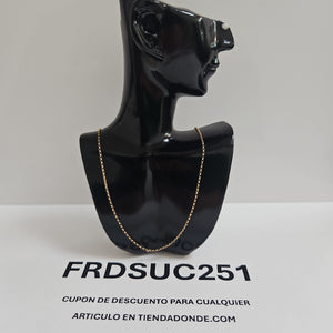 CADENA ORO 10 K 1,20 GRMS (SEMINUEVO)