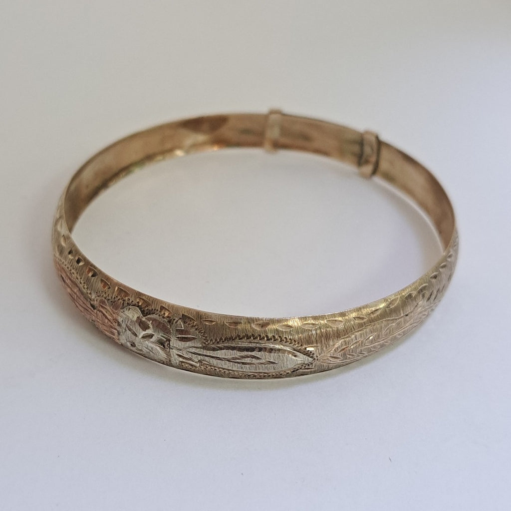 PULSERA RIGIDA ORO 8 K 6.6 GRMS (SEMINUEVO)