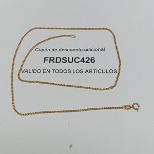 CADENA ORO 14 K 2.9 GRMS (SEMINUEVO)