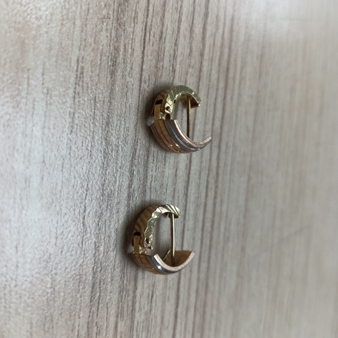 ARETES PAR ORO 10 K 2,10 GRMS (SEMINUEVO)