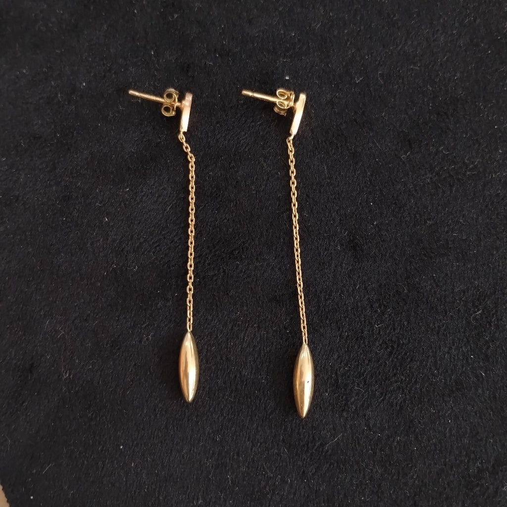 ARETES PAR ORO 10 K 1.7 GRMS (SEMINUEVO)