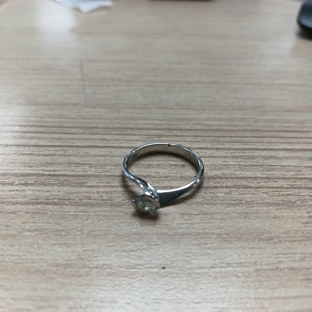 ANILLITO ORO BLANCO 14 K 1,80 GRMS (SEMINUEVO)