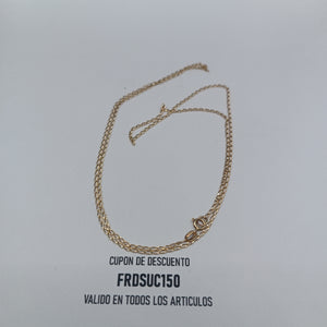 CADENA ORO 14 K 2.6 GRMS (SEMINUEVO)