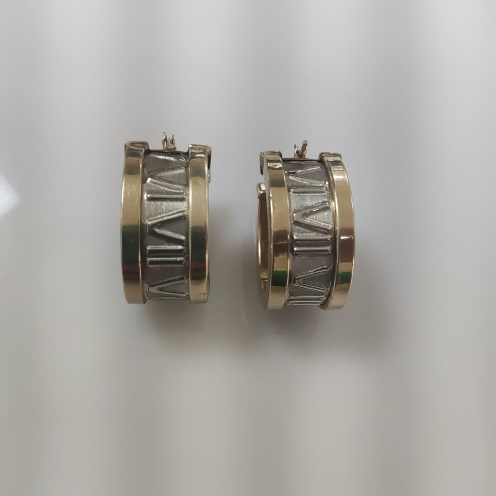 ARRACADAS PAR ORO 14 K 10.1 GRMS (SEMINUEVO)