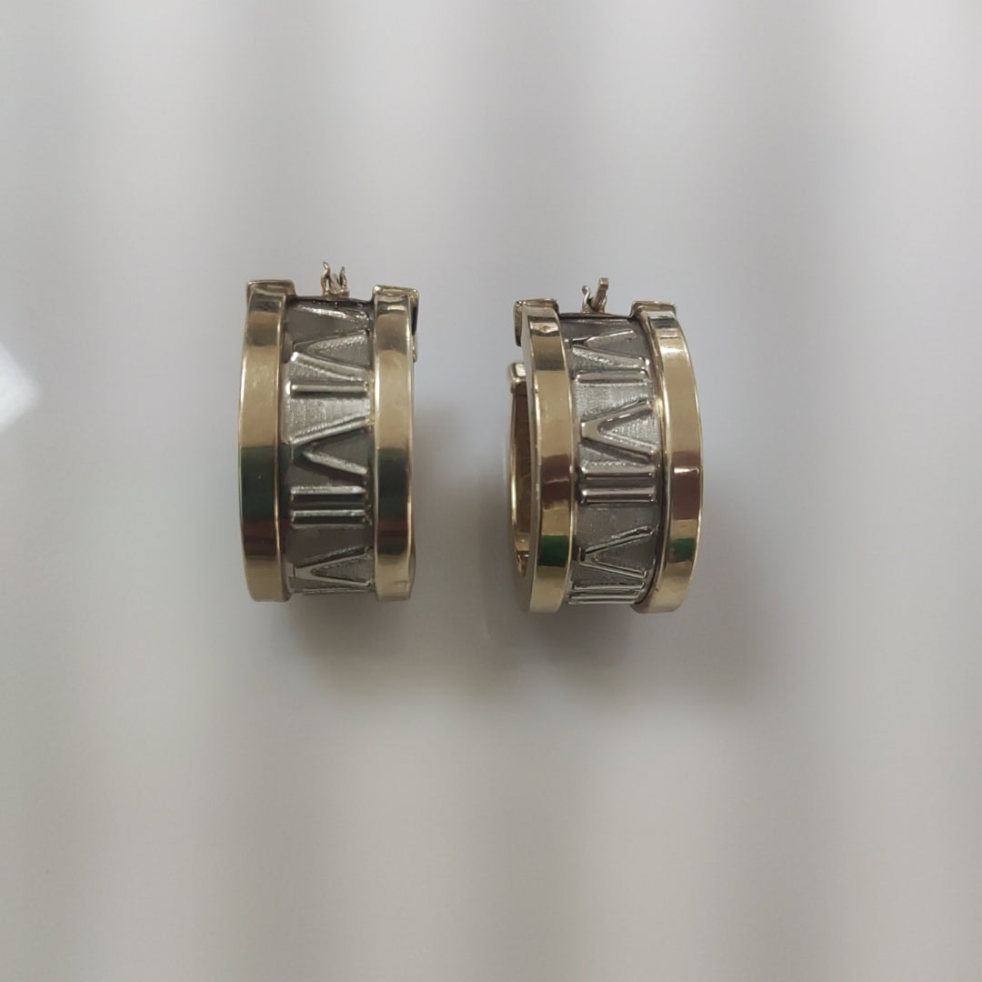 ARRACADAS PAR ORO 14 K 10.1 GRMS (SEMINUEVO)