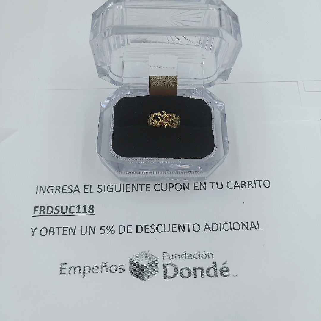 ANILLO ORO 10 K 1.9 GRMS (SEMINUEVO)