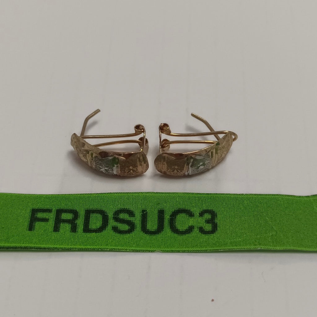 ARETES PAR ORO 14 K 1.2 GRMS (SEMINUEVO)