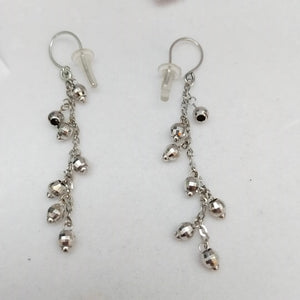 ARETES PAR ORO BLANCO 14 K 2,80 GRMS (SEMINUEVO)
