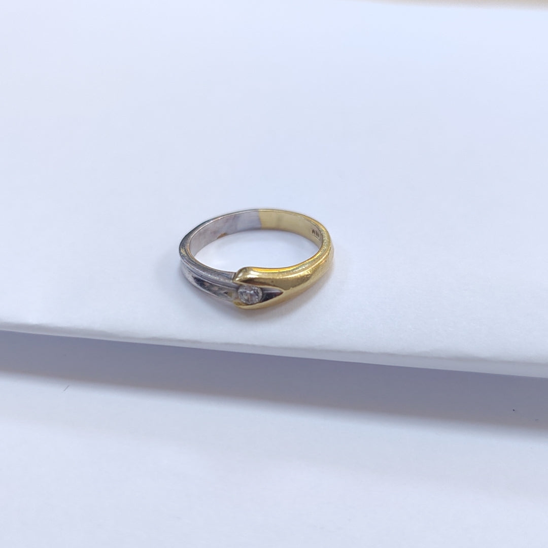 ANILLITO ORO BLANCO 14 K 3,80 GRMS (SEMINUEVO)