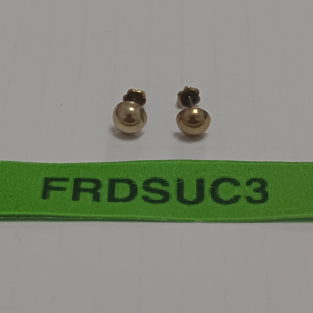 BROQUELES PAR ORO 14 K 0,40 GRMS (SEMINUEVO)
