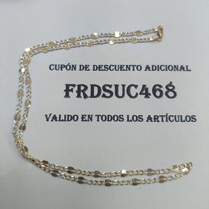CADENA ORO,RODIADO 14 K 4,20 GRMS (SEMINUEVO)