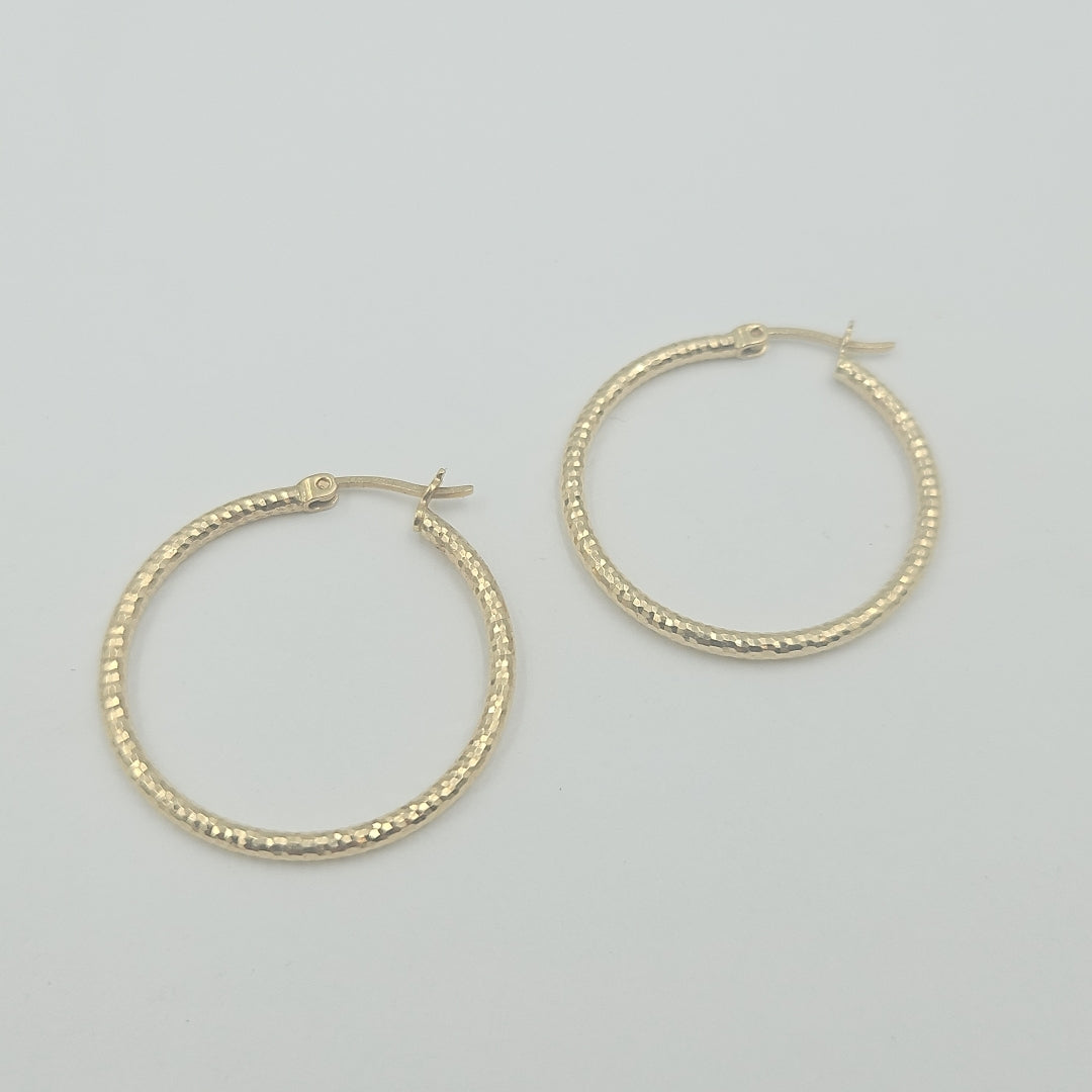 ARRACADAS PAR ORO 14 K 2.9 GRMS (SEMINUEVO)
