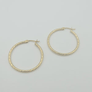 ARRACADAS PAR ORO 14 K 2.9 GRMS (SEMINUEVO)