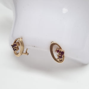 ARETES PAR ORO 14 K 3 GRMS (SEMINUEVO)