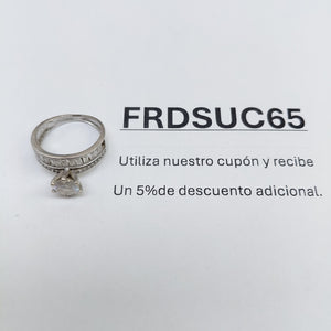 ANILLITO ORO, ORO BLANCO 10 K 3.3 GRMS (SEMINUEVO)
