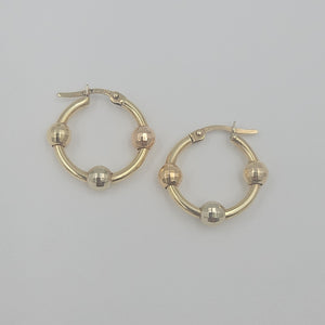 ARRACADAS PAR ORO 14 K 2,70 GRMS (SEMINUEVO)