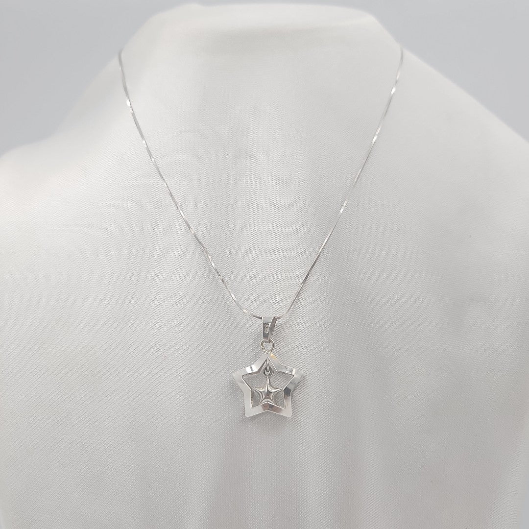 GARGANTILLA ORO BLANCO 14 K 3,70 GRMS (SEMINUEVO)