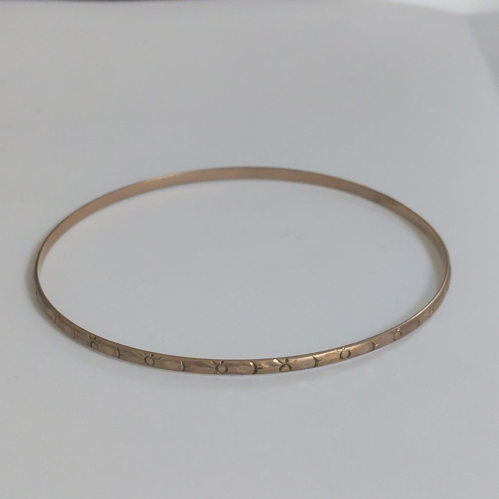 PULSERA RIGIDA ORO 10 K 4 GRMS (SEMINUEVO)